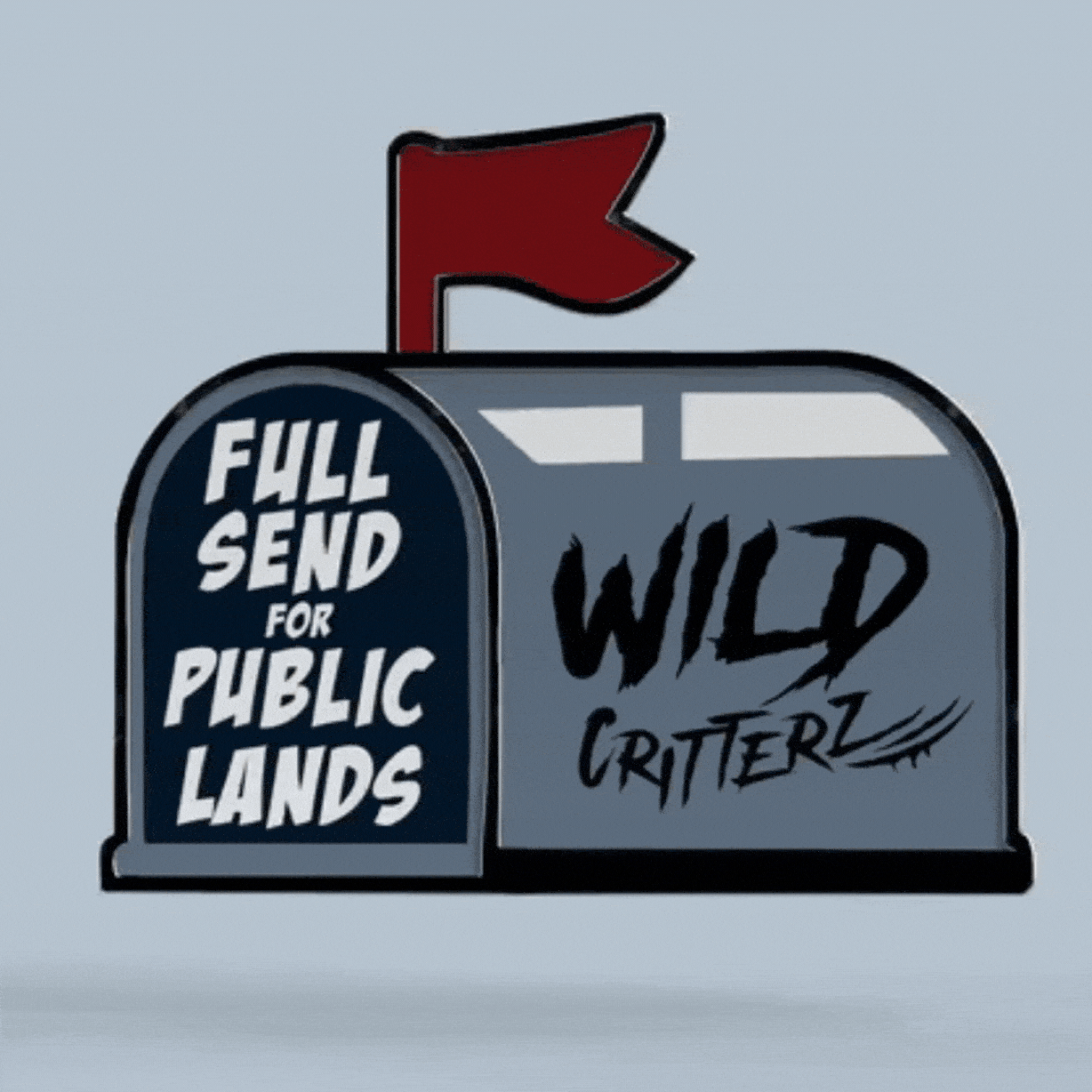 Full Send Enamel Pin