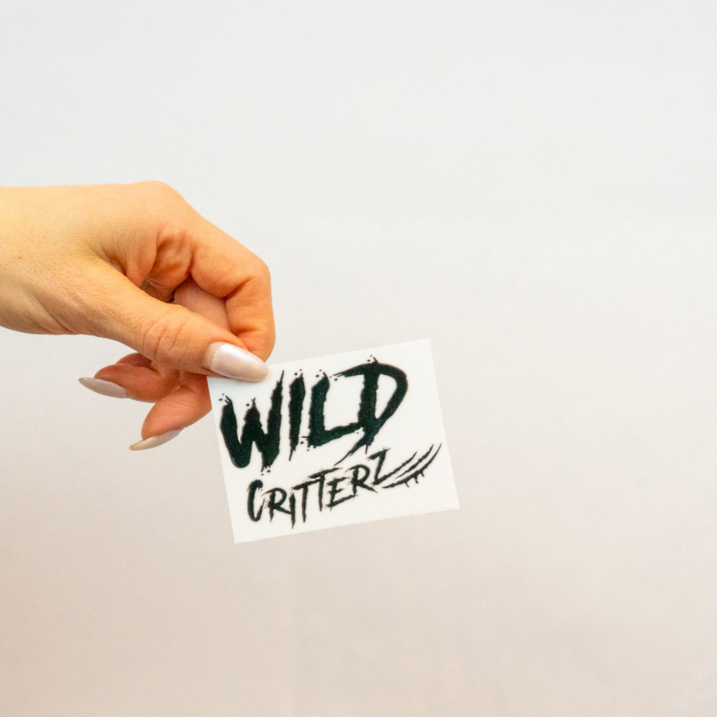 Signature Logo Sticker - Black