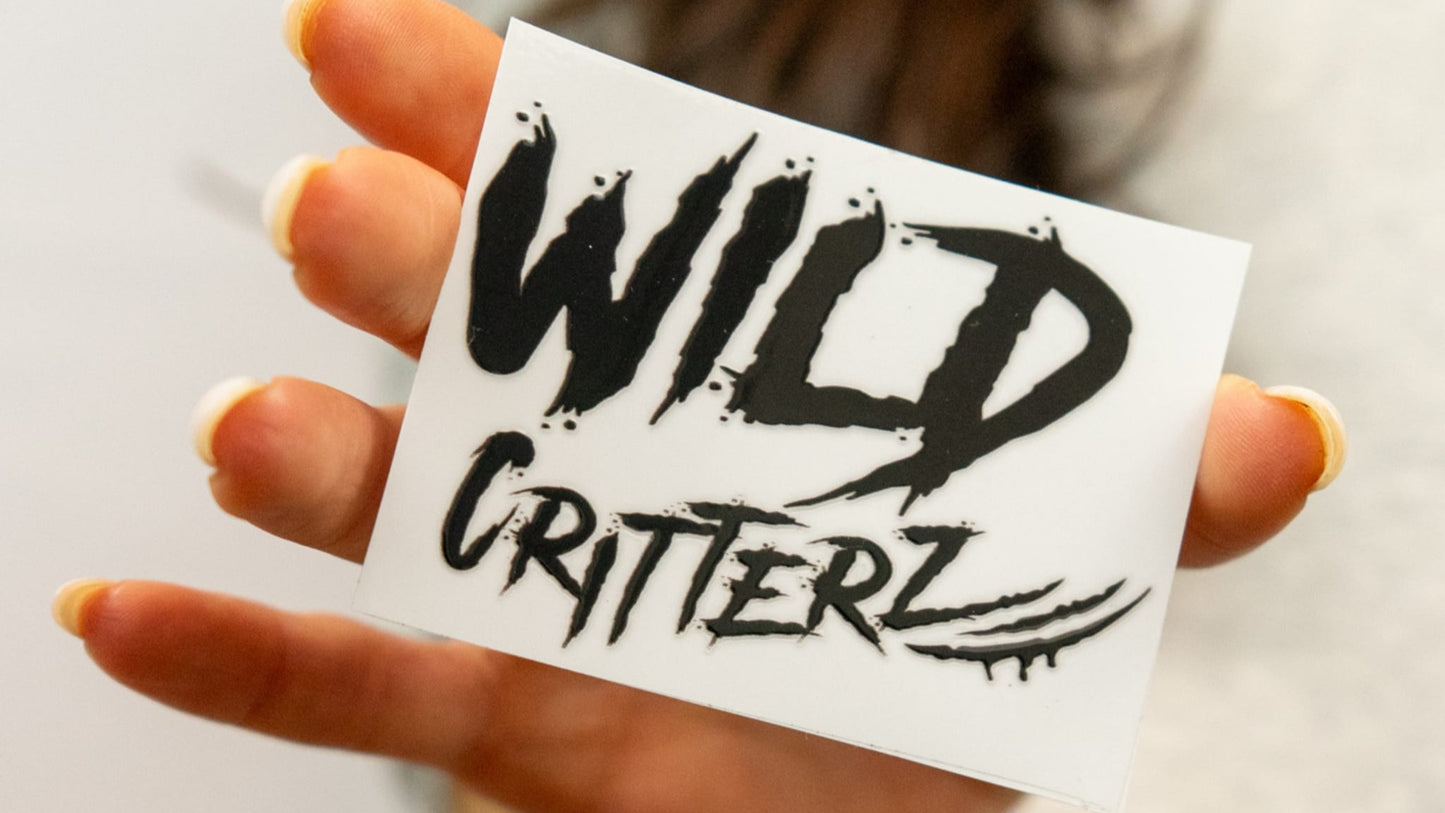 Signature Logo Sticker - Black
