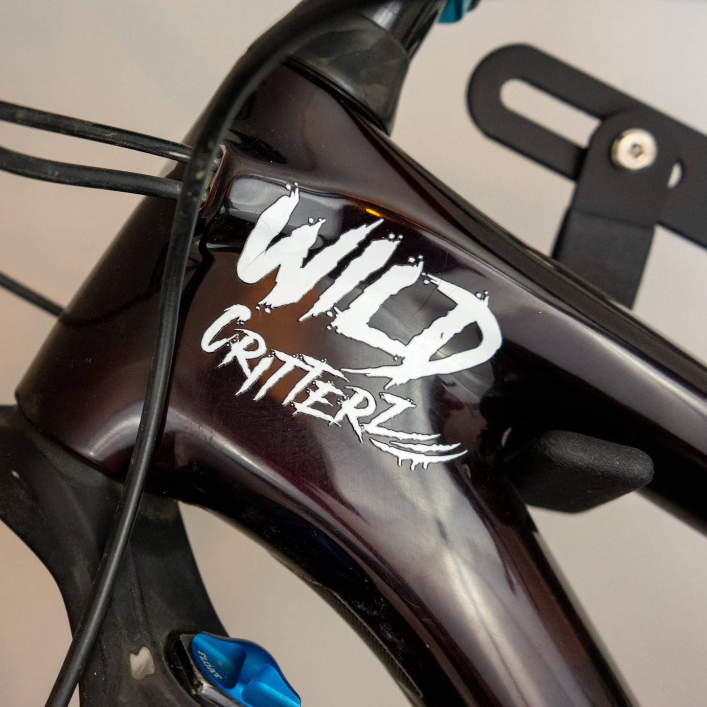 Signature Logo Sticker - White