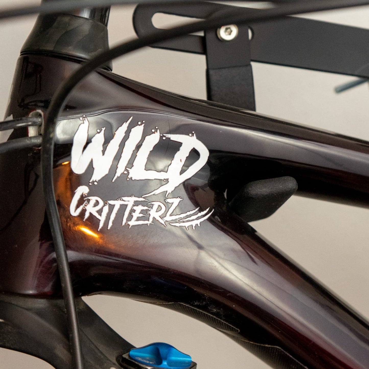 Signature Logo Sticker - White