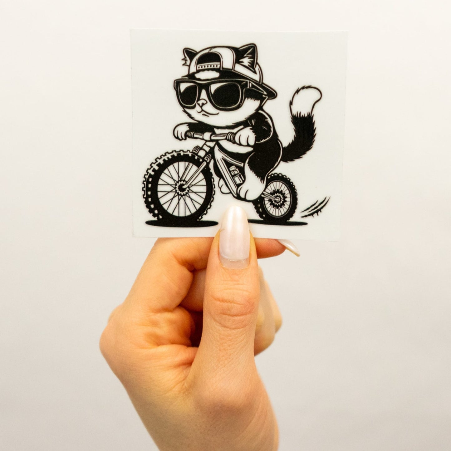MTB Meow Sticker - Black