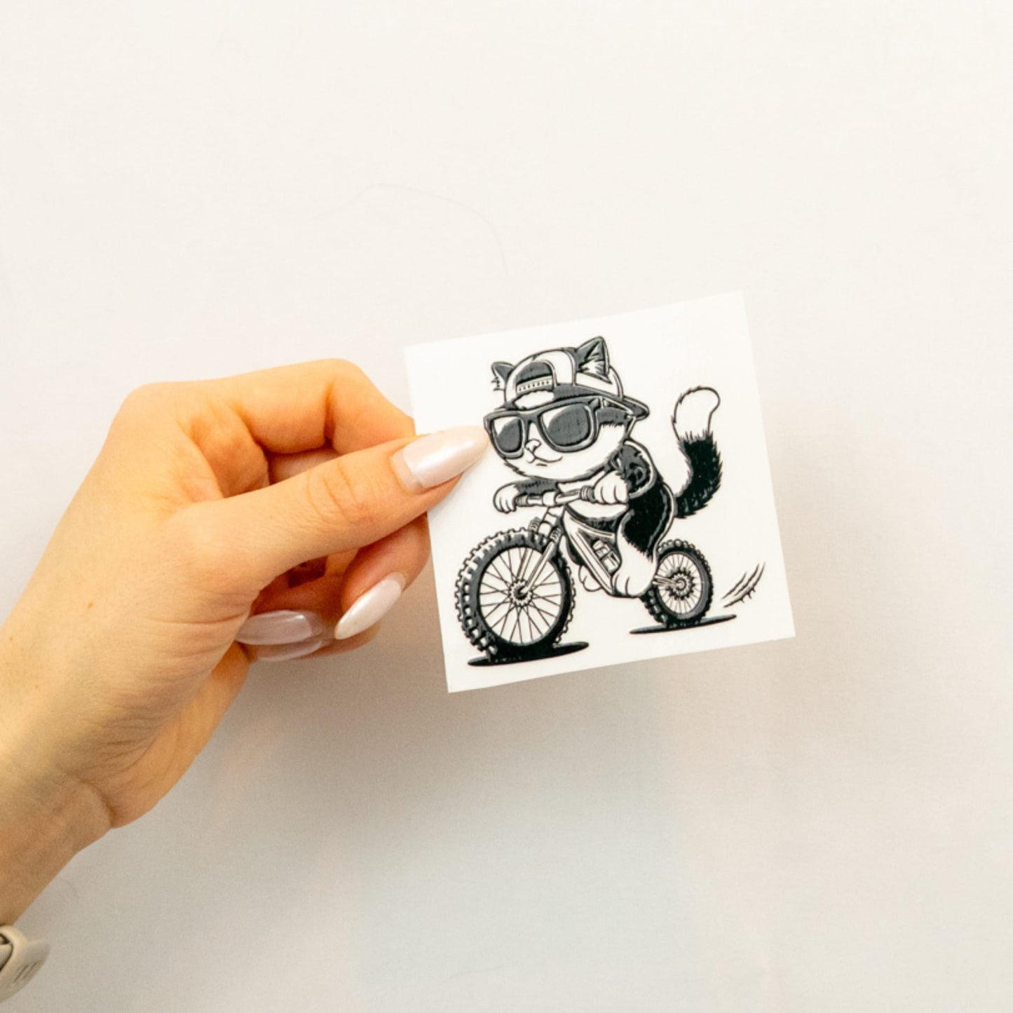MTB Meow Sticker - Black