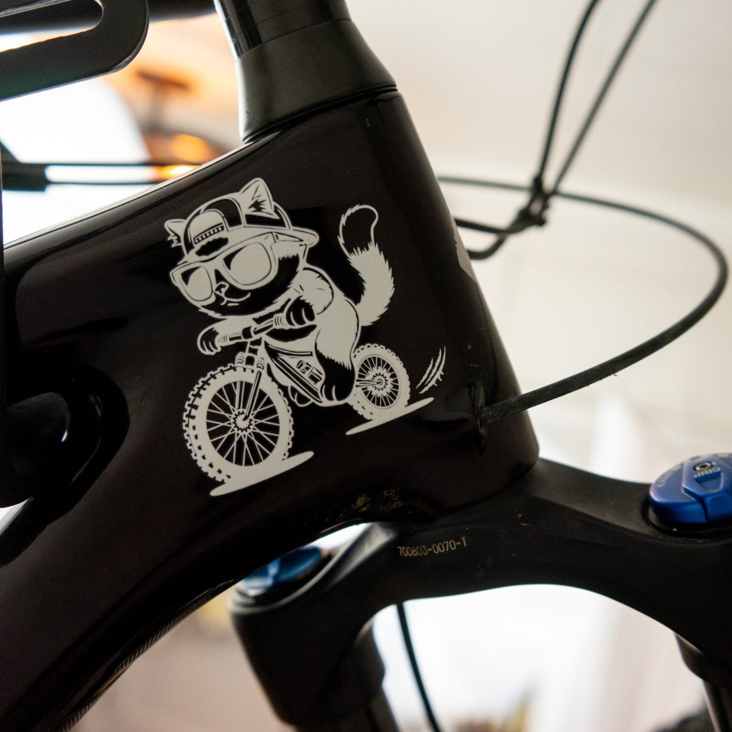 MTB Meow Sticker - White