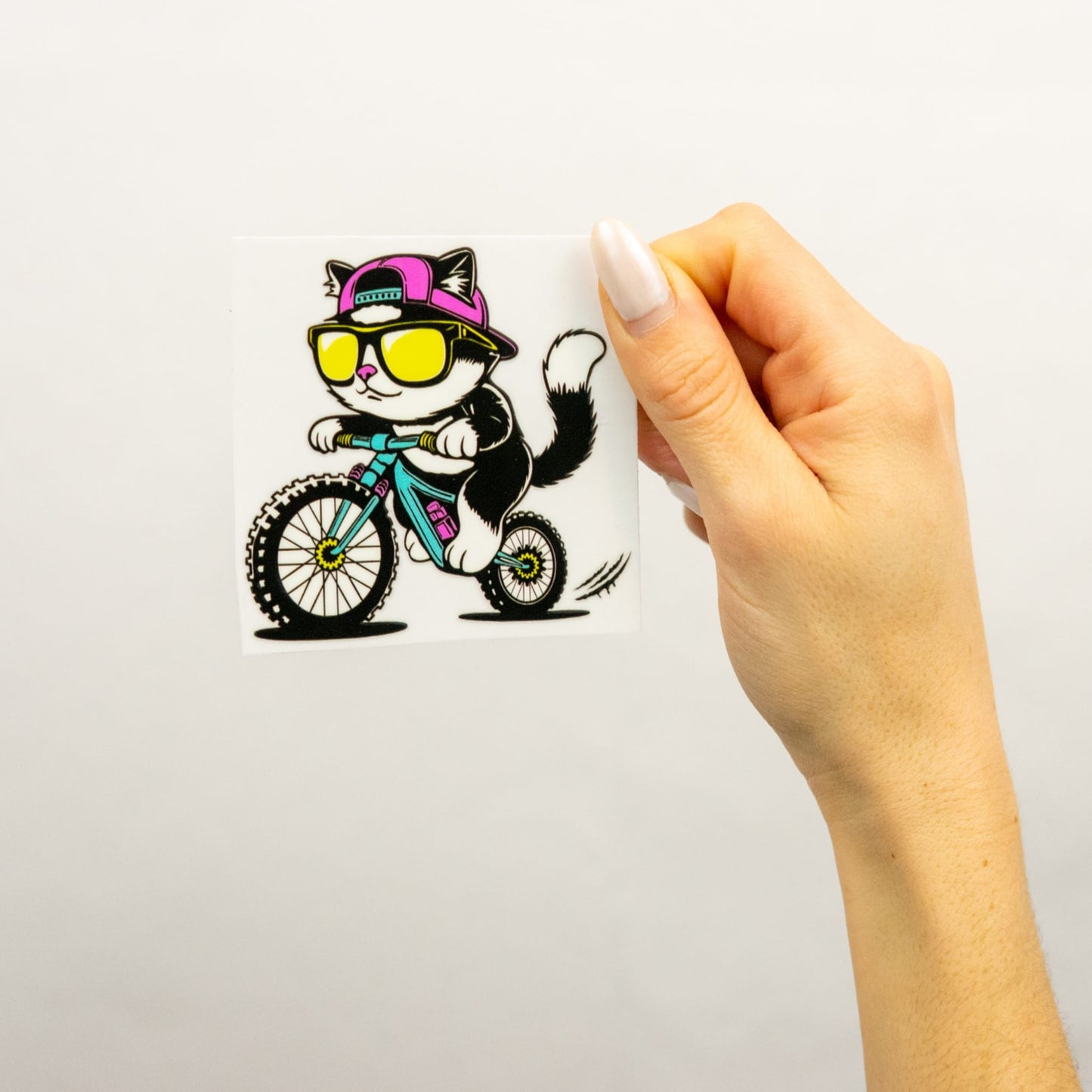 MTB Meow Sticker - Tricolor