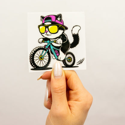 MTB Meow Sticker - Tricolor